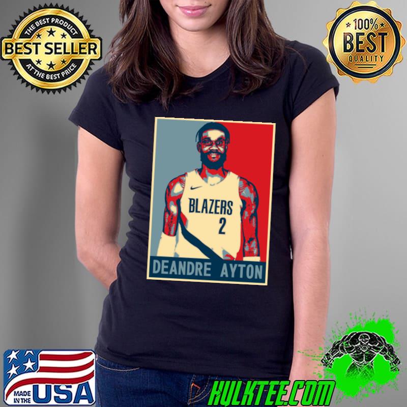 Deandre Ayton Bahamian professional basketball player Portland Trail Blazers T-Shirt Ladies Tee Deandre Ayton Bahamian professional basketball player Portland Trail Blazers T-Shirt Ladies Tee