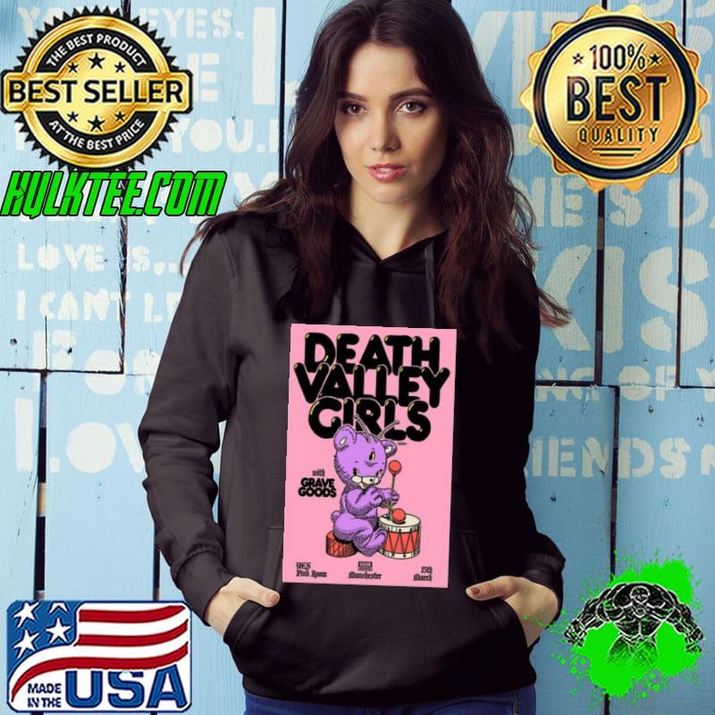 Death Valley Girls March 15 2024 Yes Pink Room Manchester England s Hoodie Death Valley Girls March 15 2024 Yes Pink Room Manchester England s Hoodie