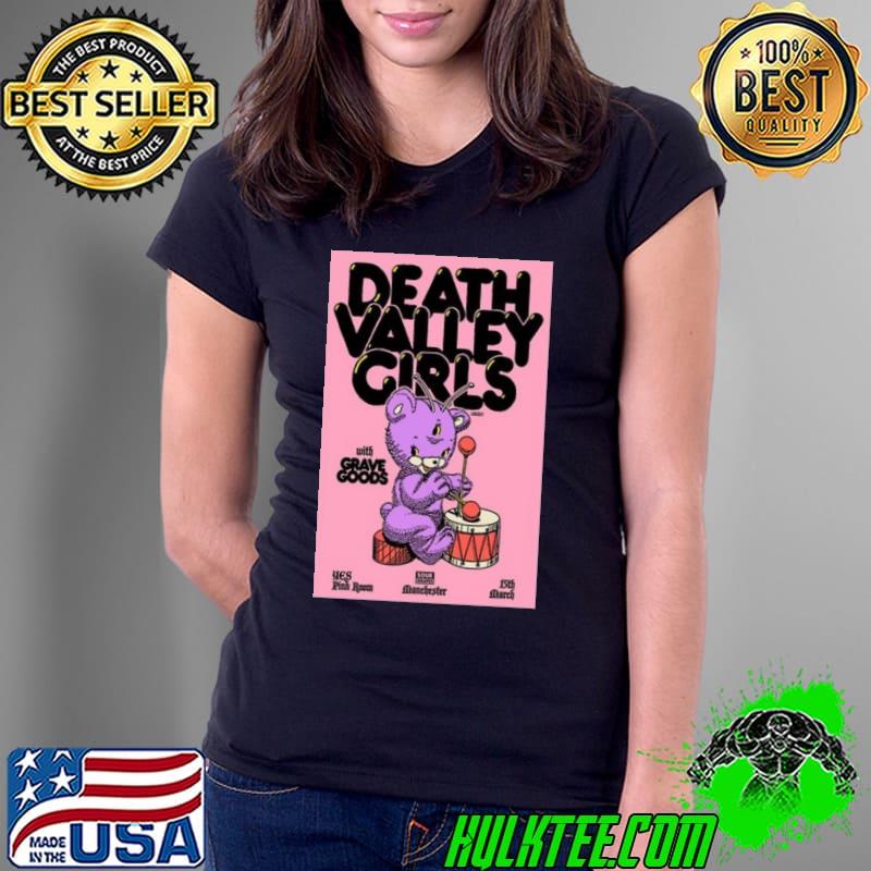 Death Valley Girls March 15 2024 Yes Pink Room Manchester England s Ladies Tee Death Valley Girls March 15 2024 Yes Pink Room Manchester England s Ladies Tee