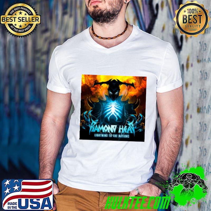 Diamond Head English heavy metal band T-Shirt Guys V Neck Diamond Head English heavy metal band T-Shirt Guys V Neck