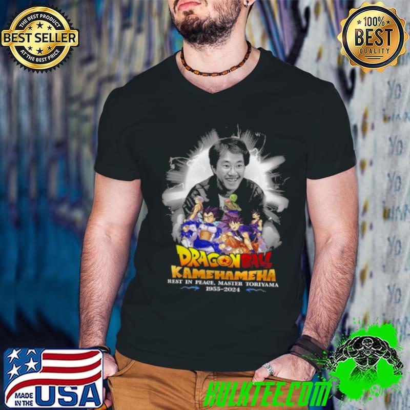 Dragonball Kamehameha Rest In Peace Master Toriyama 1955 2024 shirt