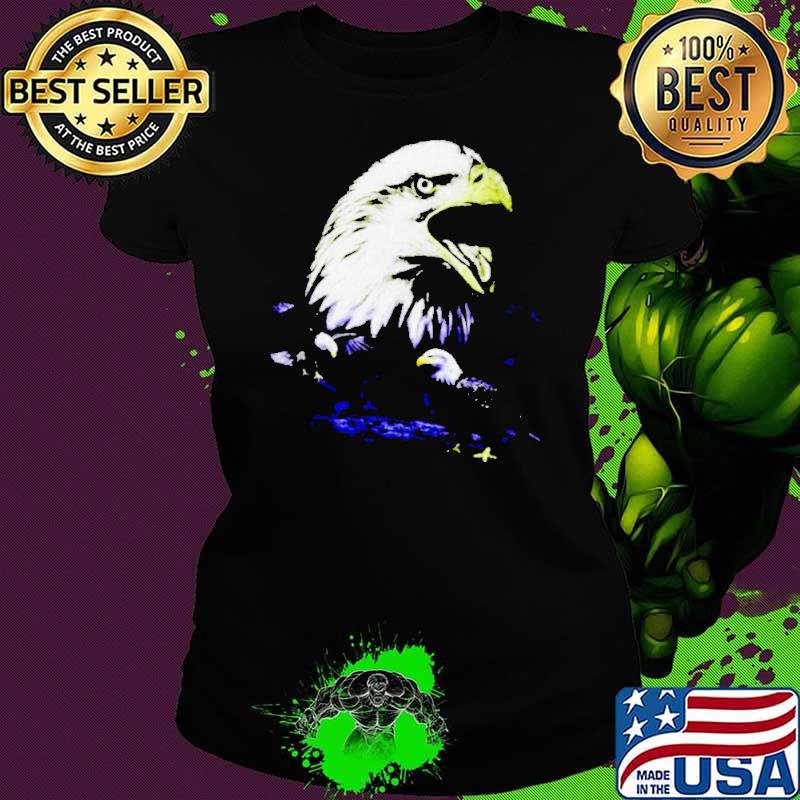 Eagles distressed hem s Ladies tee Eagles distressed hem s Ladies tee
