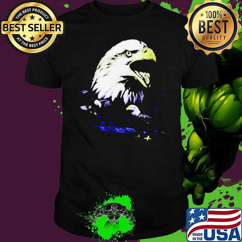 Eagles distressed hem shirt