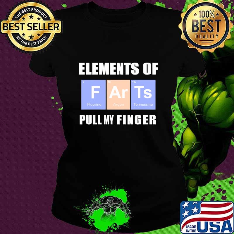 Elements of Pull My Finger Periodic Table T-Shirt