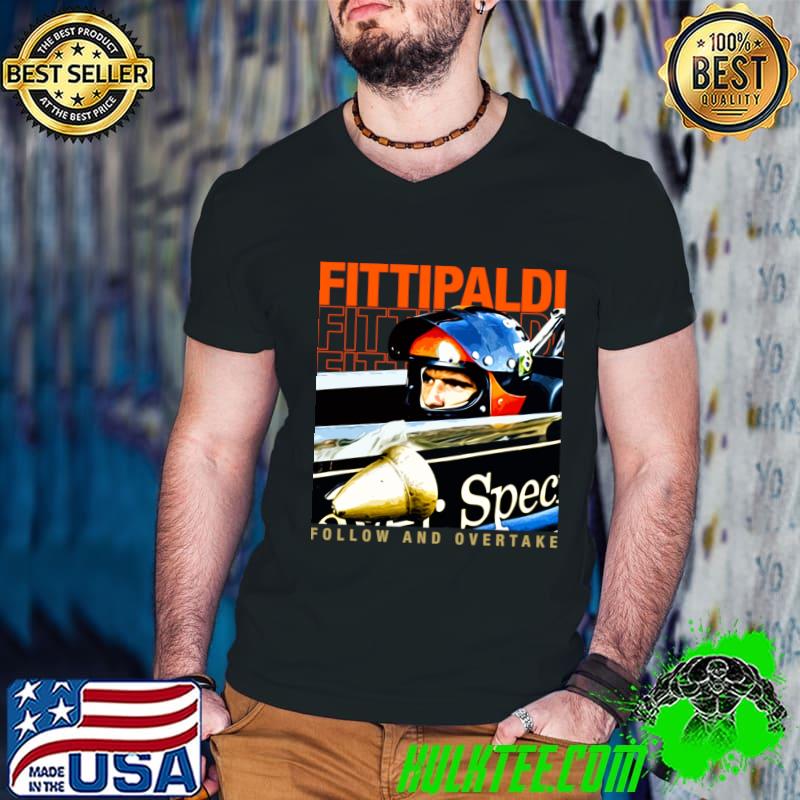 Emerson Fittipaldi 1972 Champion Retro Brazilian former automobile racing driver T-Shirt