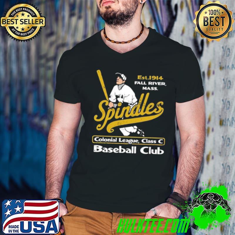 Fall River Spindles Massachusetts Vintage Defunct Baseball Teams s Guys V Neck Fall River Spindles Massachusetts Vintage Defunct Baseball Teams s Guys V Neck