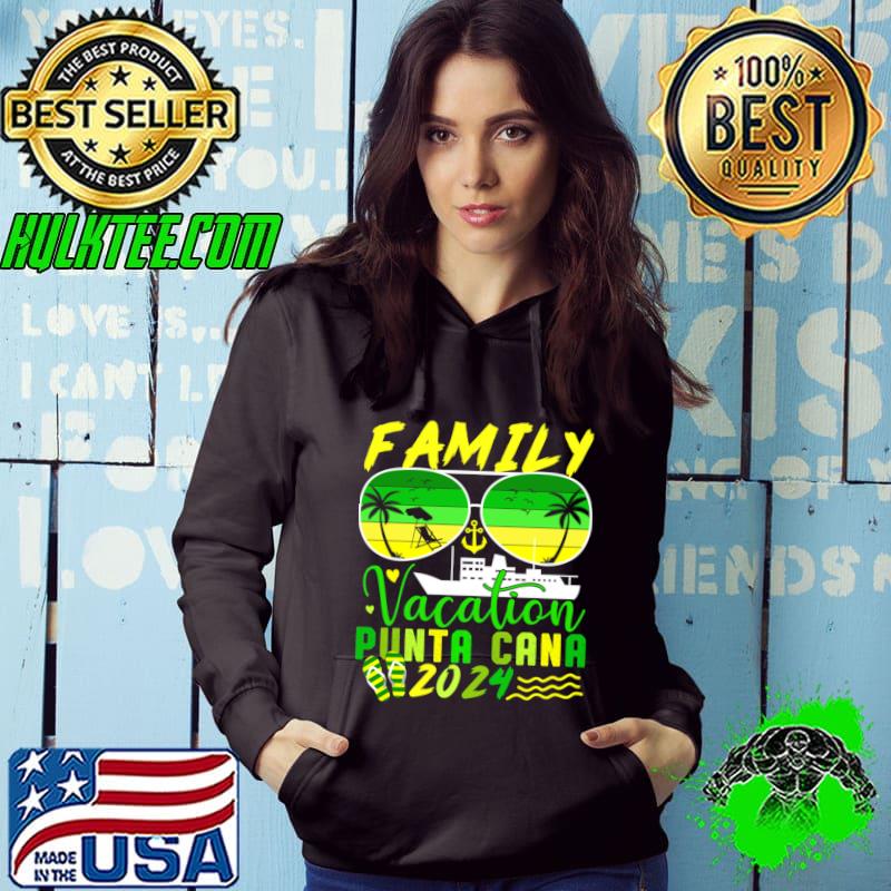 Family Vacation Punta Cana 2024 Sunglasses Retro T-Shirt Hoodie Family Vacation Punta Cana 2024 Sunglasses Retro T-Shirt Hoodie