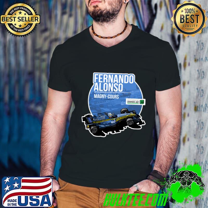 Fernando Alonso 2005 Magnycours Spanish racing driver currently competing T-Shirt