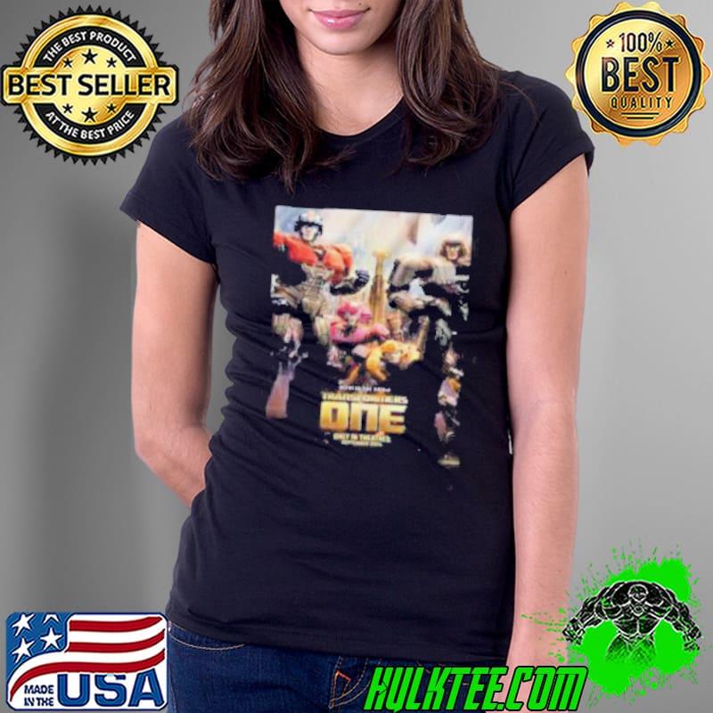 First Poster For TRANSFORMERS ONE Has Been Released Releasing In Theaters On September 20 Classic Shirt Ladies Tee First Poster For TRANSFORMERS ONE Has Been Released Releasing In Theaters On September 20 Classic Shirt Ladies Tee