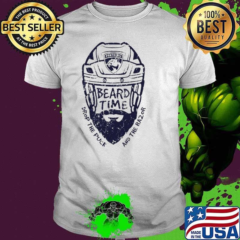 Florida Panthers Beard Time drop the puck and the razor shirt