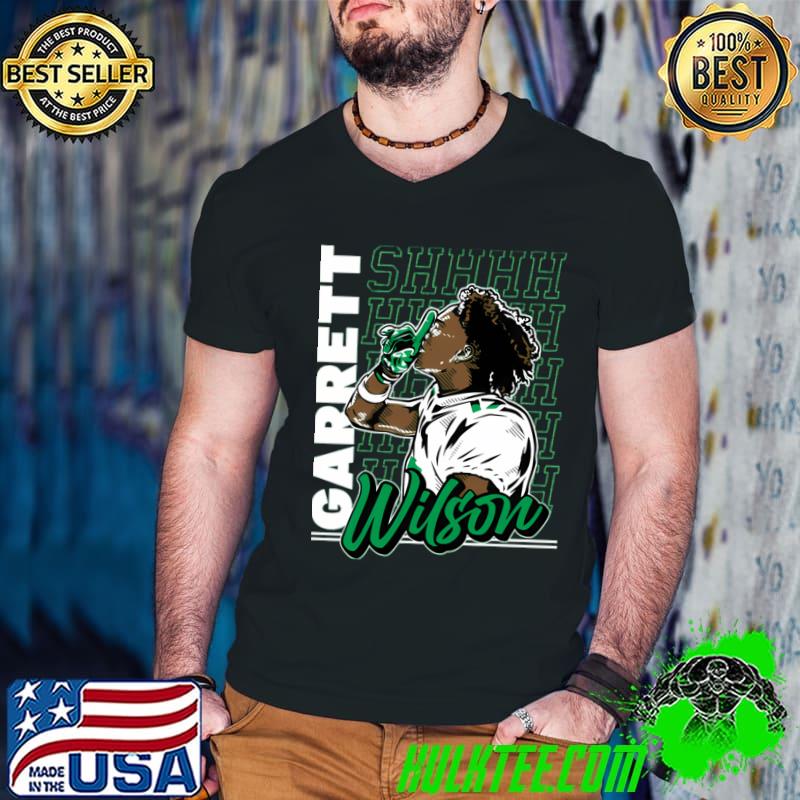 Garrett Wilson Shhh American football wide receiver T-Shirt