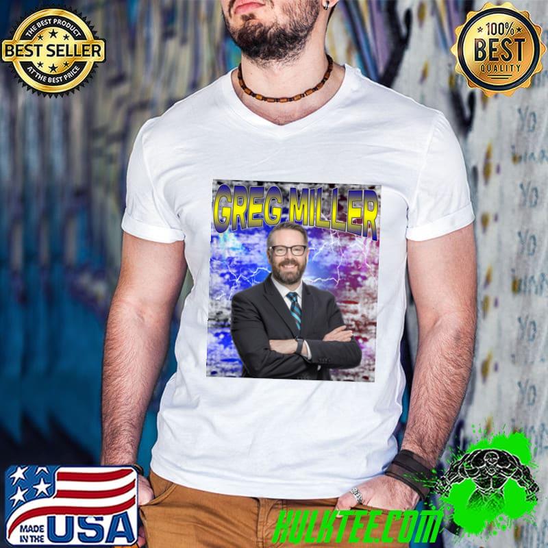 GREG MILLER American media personality who came to prominence T-Shirt Guys V Neck GREG MILLER American media personality who came to prominence T-Shirt Guys V Neck