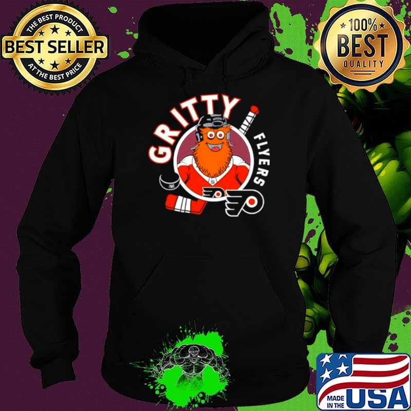 Gritty Flyers Helmet Player Philadelphia Hockey s Hoodie Gritty Flyers Helmet Player Philadelphia Hockey s Hoodie