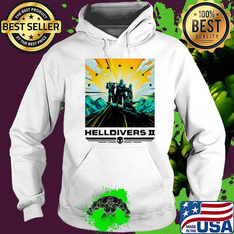 Helldivers II Colorful sony playstation video game s Hoodie Helldivers II Colorful sony playstation video game s Hoodie
