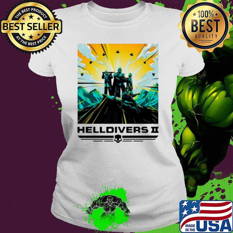 Helldivers II Colorful sony playstation video game shirt Helldivers II Colorful sony playstation video game shirt