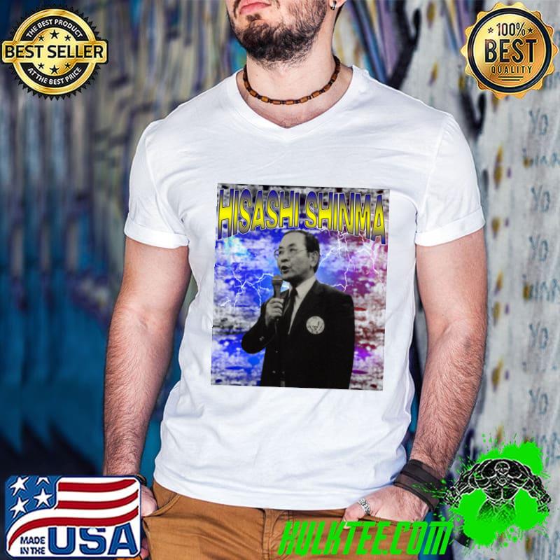 HISASHI SHINMA Japanese booker and promoter T-Shirt Guys V Neck HISASHI SHINMA Japanese booker and promoter T-Shirt Guys V Neck