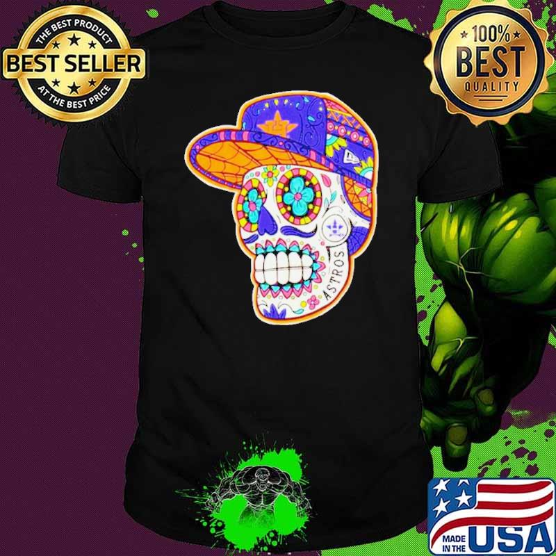 Houston Astros sugar skull shirt