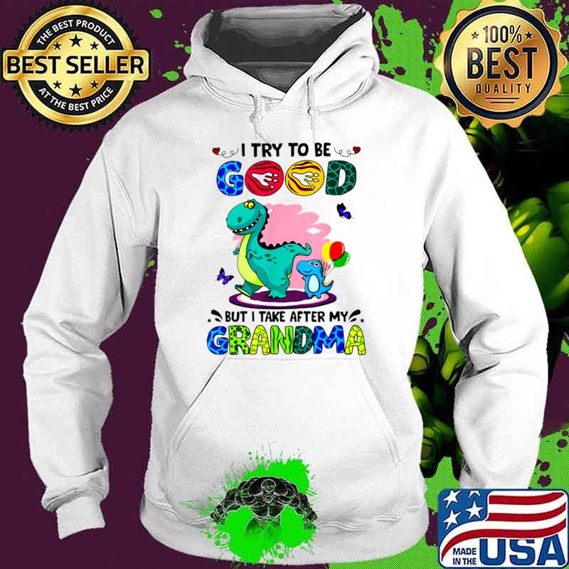 I Try To Be Good But I Take After My Grandma Dragon T-Shirt Hoodie I Try To Be Good But I Take After My Grandma Dragon T-Shirt Hoodie