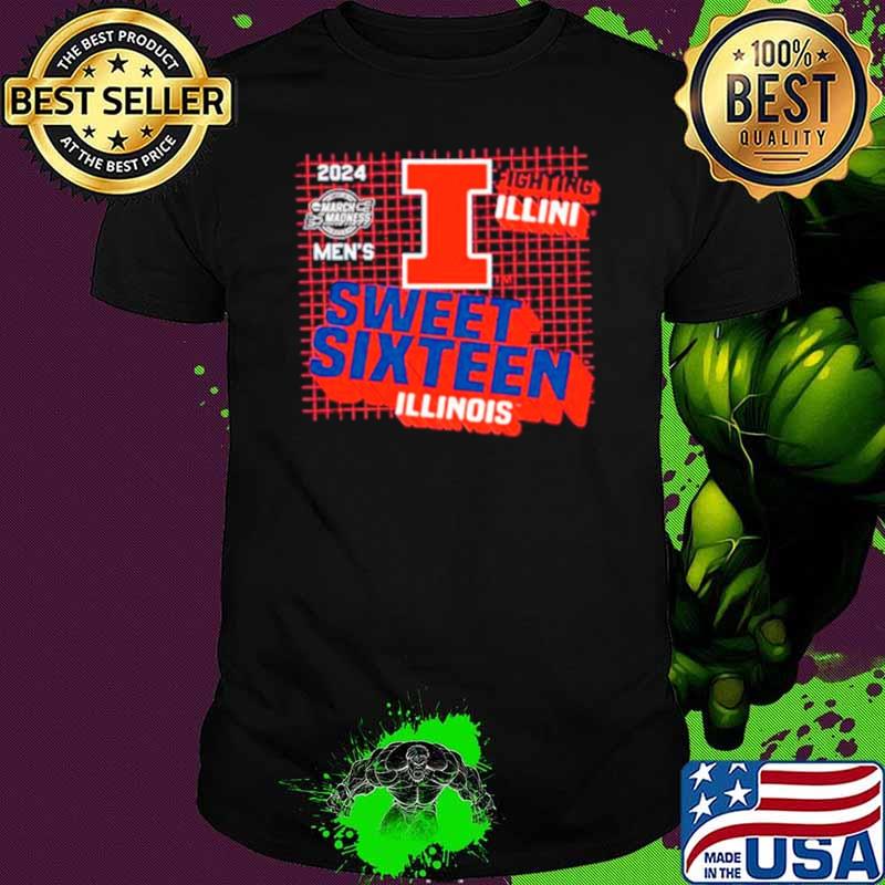 Illinois Fighting Illini 2024 Men’s Basketball Sweet Sixteen shirt