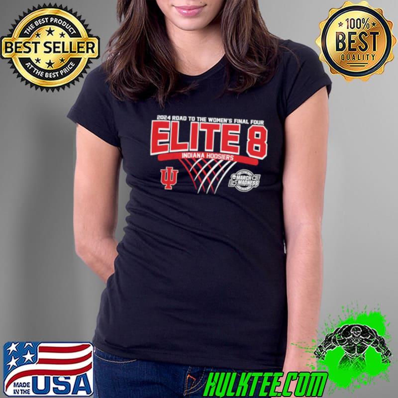 Indiana Hoosiers Elite 8 2024 Road To The Women’s Final Four shirt Indiana Hoosiers Elite 8 2024 Road To The Women’s Final Four shirt