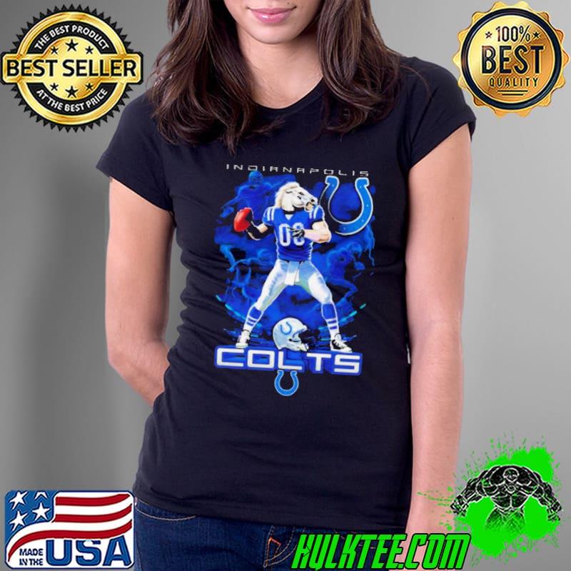 Indianapolis Colts Mascot On Fire NFL Shirt