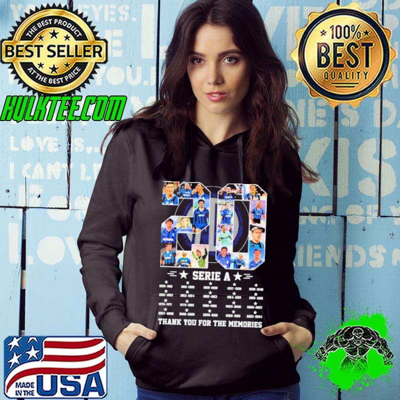 Inter Milan 20 Serie A Champions Thank You For The Memories Shirt Hoodie Inter Milan 20 Serie A Champions Thank You For The Memories Shirt Hoodie