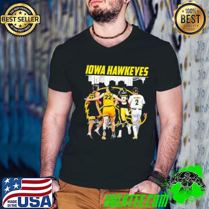 Iowa hawkeyes sport team krikke clark mcnamara and mitchell signatures Shirt Guys V Neck Iowa hawkeyes sport team krikke clark mcnamara and mitchell signatures Shirt Guys V Neck