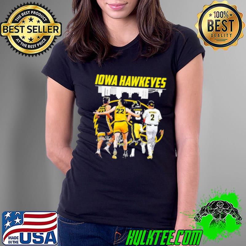 Iowa hawkeyes sport team krikke clark mcnamara and mitchell signatures Shirt Iowa hawkeyes sport team krikke clark mcnamara and mitchell signatures Shirt