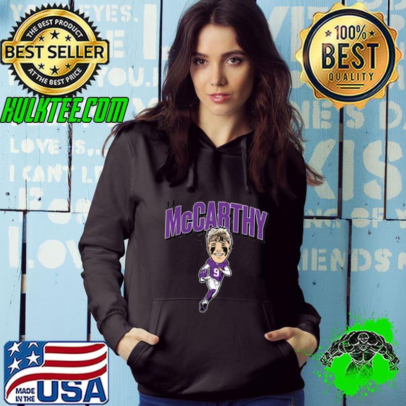 J.J. McCarthy American football quarterback Caricature T-Shirt Hoodie J.J. McCarthy American football quarterback Caricature T-Shirt Hoodie