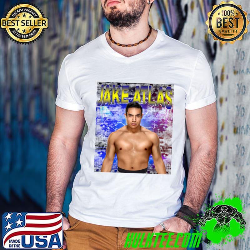 JAKE ATLAS American former professional wrestler T-Shirt Guys V Neck JAKE ATLAS American former professional wrestler T-Shirt Guys V Neck