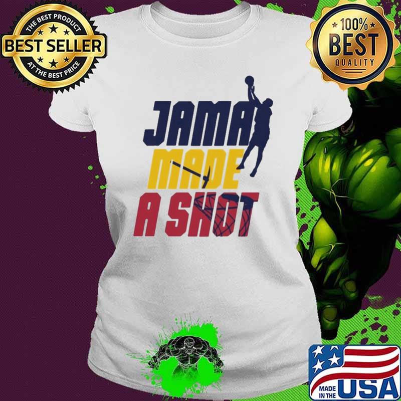 Jama made a shot Denver Nuggets basketball shirt