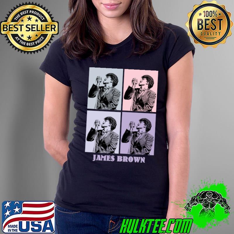 James Brown 1988S Pop Art American singer, dancer musician T-Shirt