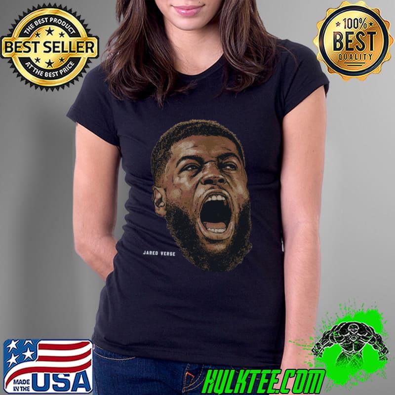 Jared Verse American football defensive end Los Angeles R Portrait T-Shirt