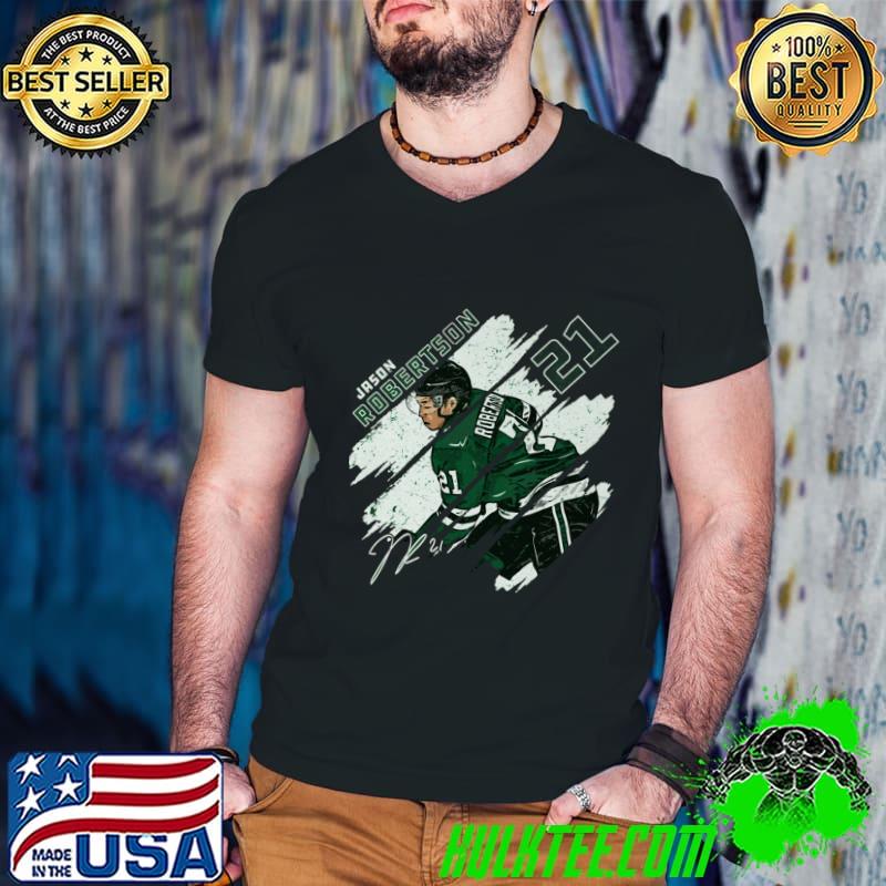 Jason Robertson American professional ice hockey Dallas Stripes T-Shirt