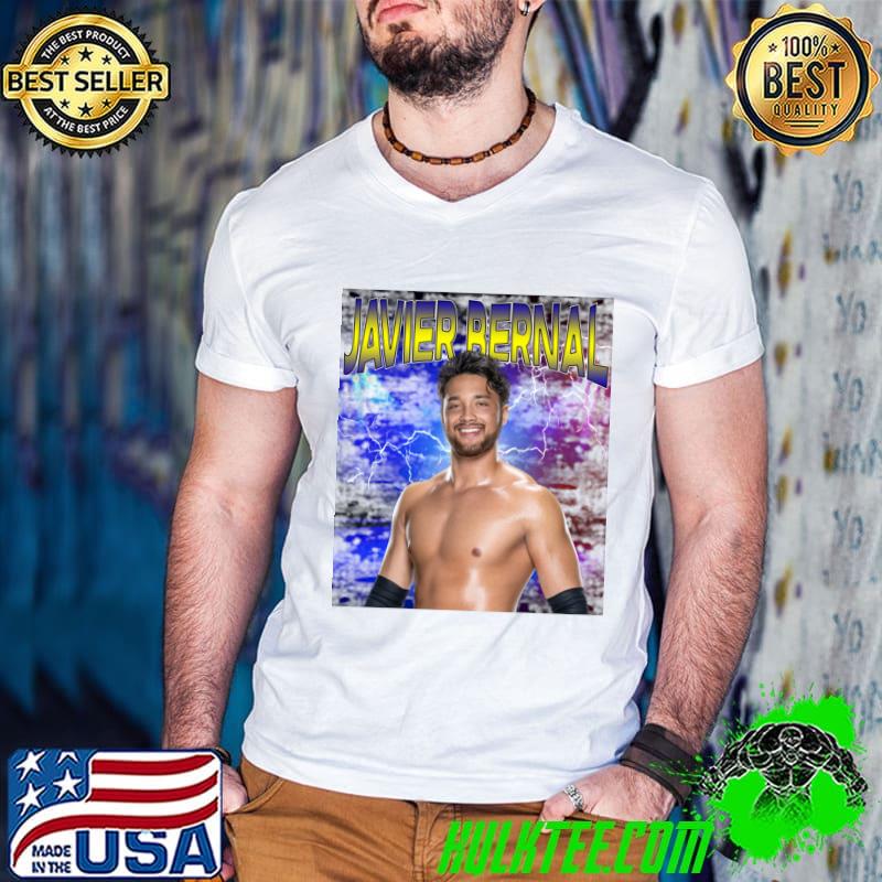 JAVIER BERNAL American professional wrestler currently T-Shirt Guys V Neck JAVIER BERNAL American professional wrestler currently T-Shirt Guys V Neck