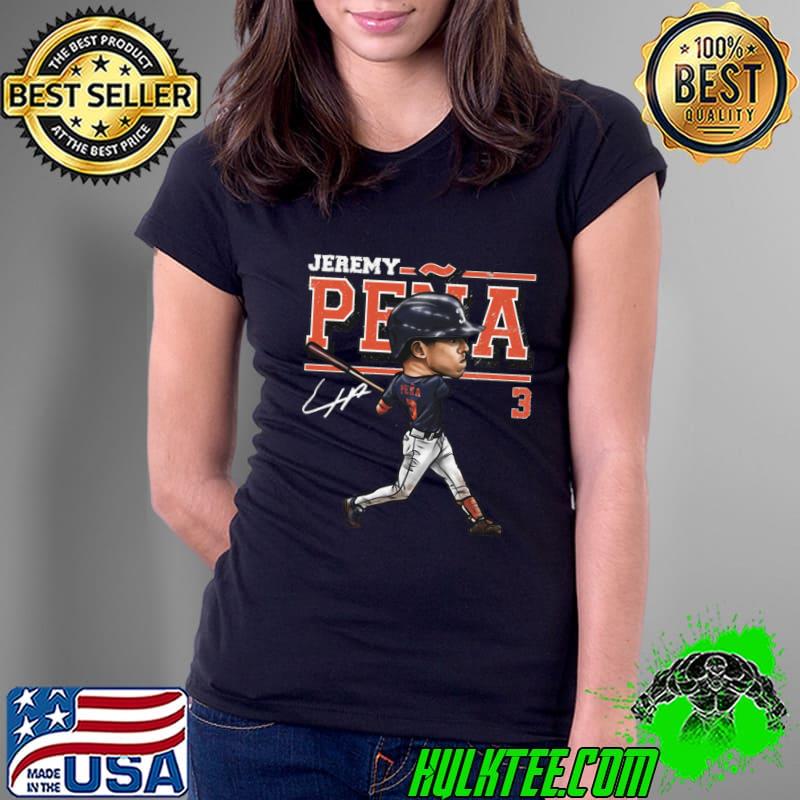 Jeremy Pena Cartoon Houston Dominican-American professional baseball shortstop T-Shirt