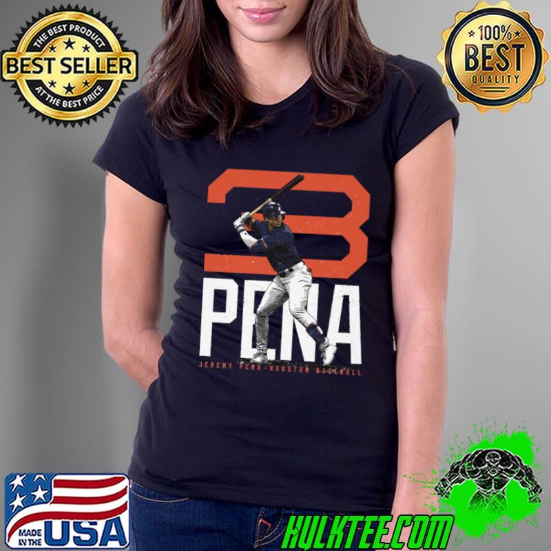 Jeremy Pena Houston Bold Number Dominican-American professional baseball shortstop T-Shirt