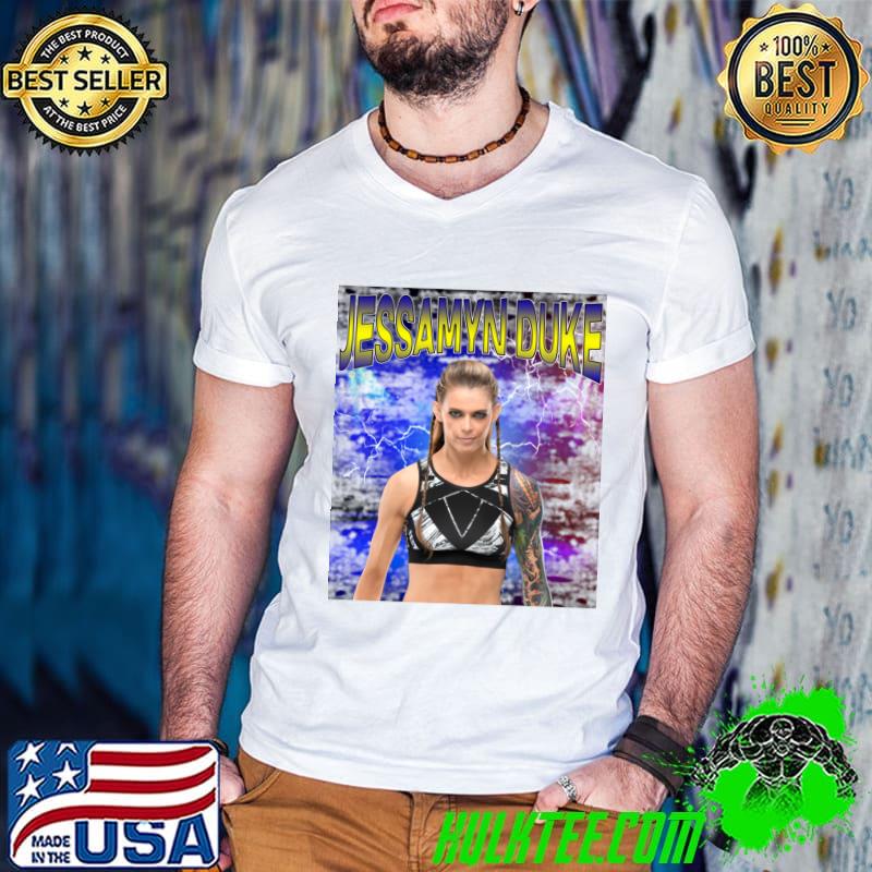 JESSAMYN DUKE American professional wrestler T-Shirt Guys V Neck JESSAMYN DUKE American professional wrestler T-Shirt Guys V Neck