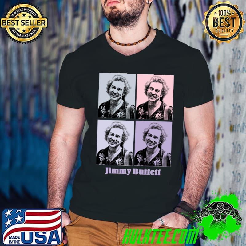 Jimmy Bufet 1977 Pop Art American singer-songwriter T-Shirt