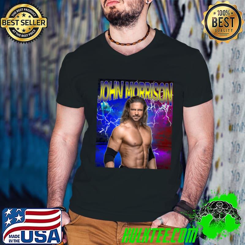 JOHN MORRISON American professional wrestler and actor T-Shirt Guys V Neck JOHN MORRISON American professional wrestler and actor T-Shirt Guys V Neck
