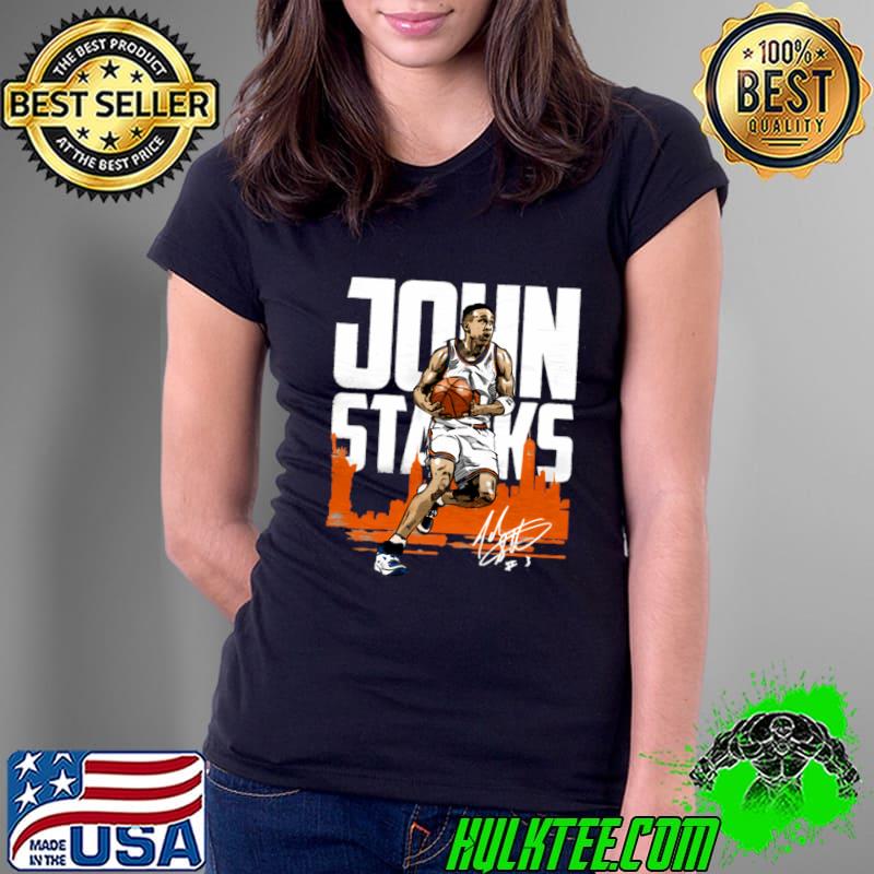 John Starks New York Skyline Drive Signature T-Shirt Ladies Tee John Starks New York Skyline Drive Signature T-Shirt Ladies Tee