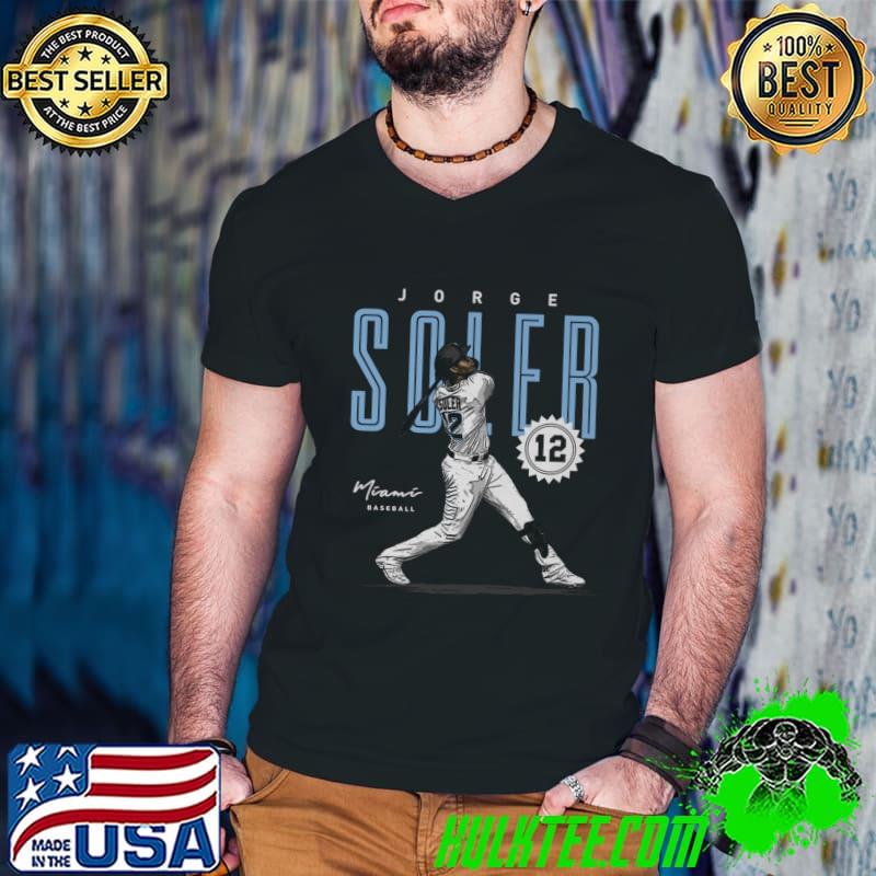 Jorge Soler Miami Card Cuban professional baseball outfielder and designated hitter T-Shirt
