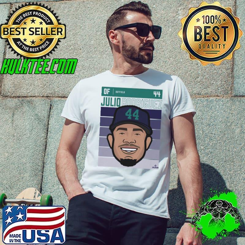 Julio Rodriguez Seattle Fade Dominican professional baseball center fielder T-Shirt Unisex Julio Rodriguez Seattle Fade Dominican professional baseball center fielder T-Shirt Unisex