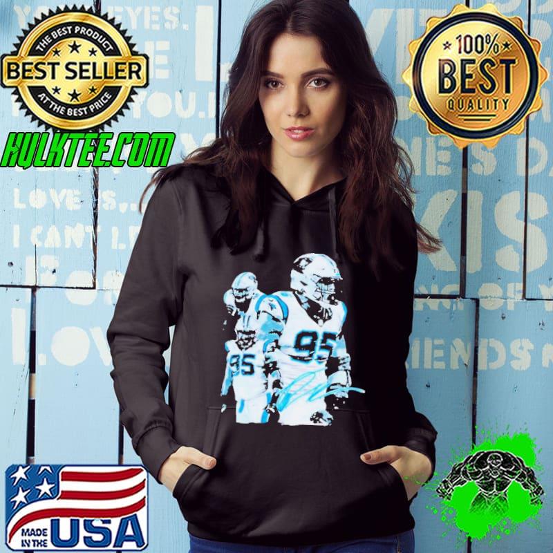 Kai Brown Derrick Brown Carolina Panthers signature s Hoodie Kai Brown Derrick Brown Carolina Panthers signature s Hoodie
