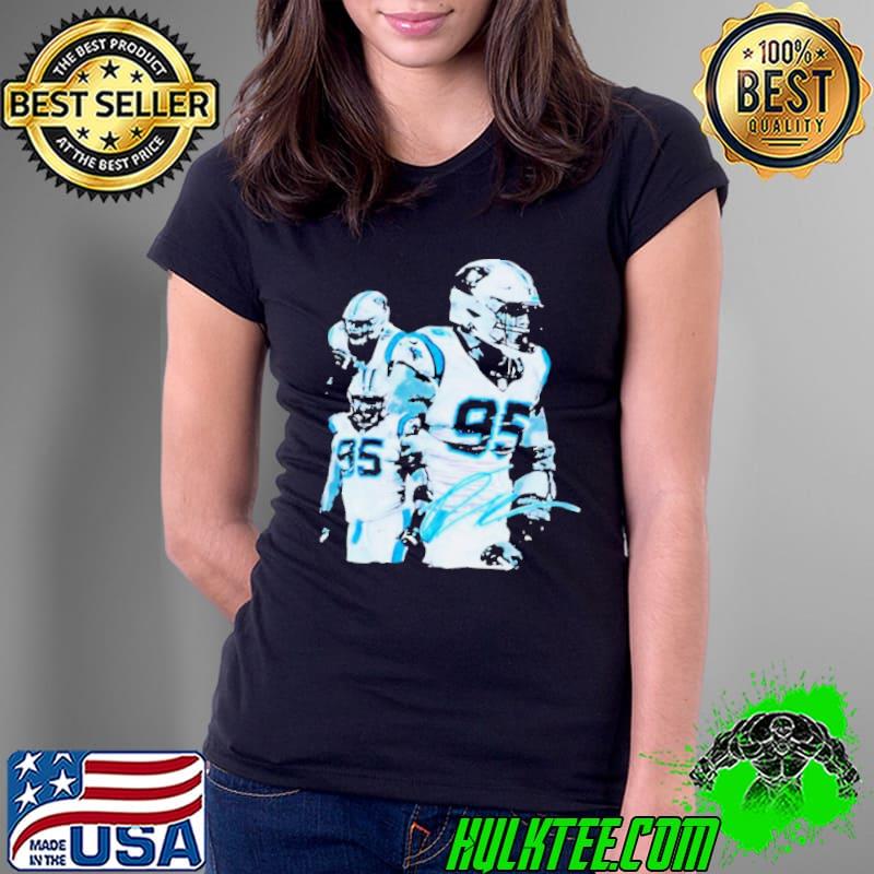 Kai Brown Derrick Brown Carolina Panthers signature shirt