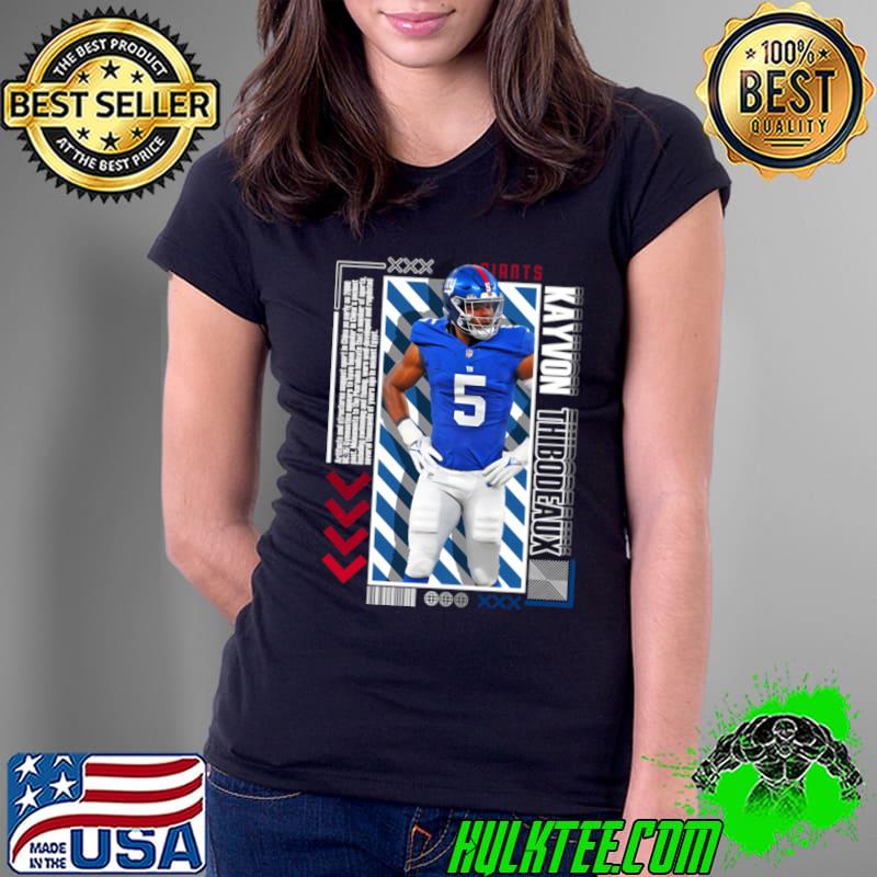 Kayvon Thibodeaux American football linebacker for the New York Giants T-Shirt Ladies Tee Kayvon Thibodeaux American football linebacker for the New York Giants T-Shirt Ladies Tee