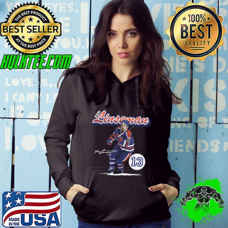 Ken Linseman Canadian former professional ice hockey centre Edmonton Retro Script T-Shirt