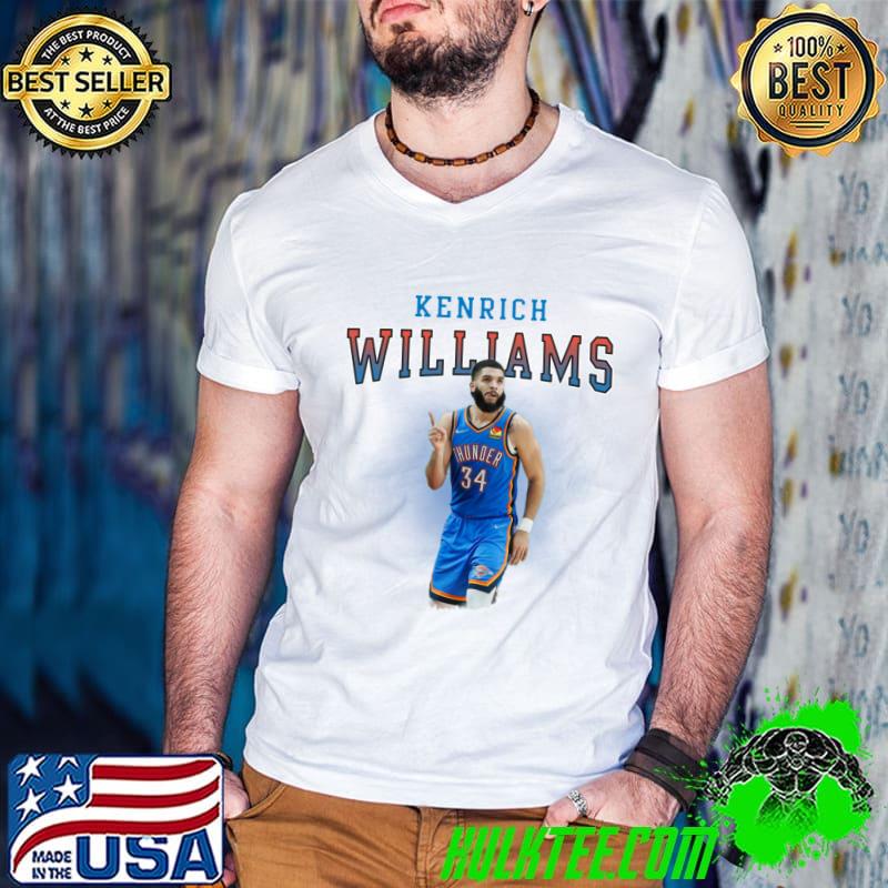 Kenrich Williams American professional basketball player for Oklahoma City Thunder T-Shirt Guys V Neck Kenrich Williams American professional basketball player for Oklahoma City Thunder T-Shirt Guys V Neck