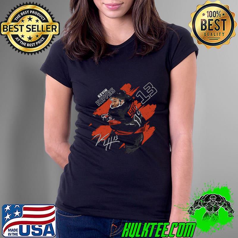 Kevin Hayes Philadelphia Stripes American professional ice hockey player T-Shirt Ladies Tee Kevin Hayes Philadelphia Stripes American professional ice hockey player T-Shirt Ladies Tee