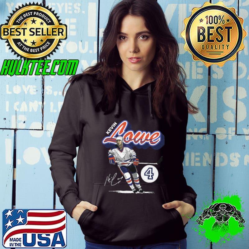 Kevin Lowe Canadian professional ice hockey executive Edmonton Retro Script T-Shirt